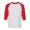 thumbnail image 1 of Gildan G570 Adult Heavy Cotton™ 5.3 oz. 3/4 Raglan Sleeve T-Shirt, 1 of 1