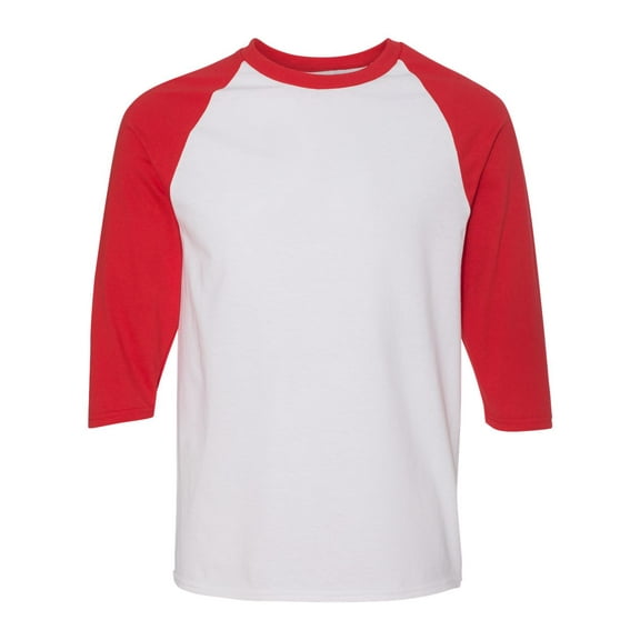 Gildan G570 Adult Heavy Cotton™ 5.3 oz. 3/4 Raglan Sleeve T-Shirt
