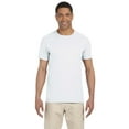 thumbnail image 1 of Gildan G640 Adult Softstyle T-Shirt, White, M, Pack Of 6, Mens T-Shirts, 1 of 1