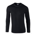 thumbnail image 1 of Gildan G64400 Softstyle Adult Long Sleeve Tee - Black - 2X, 1 of 1