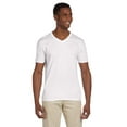 thumbnail image 1 of Gildan G64V Softstyle V-Neck T-Shirt, White, 2X, Pack Of 10, Mens T-Shirts, 1 of 1