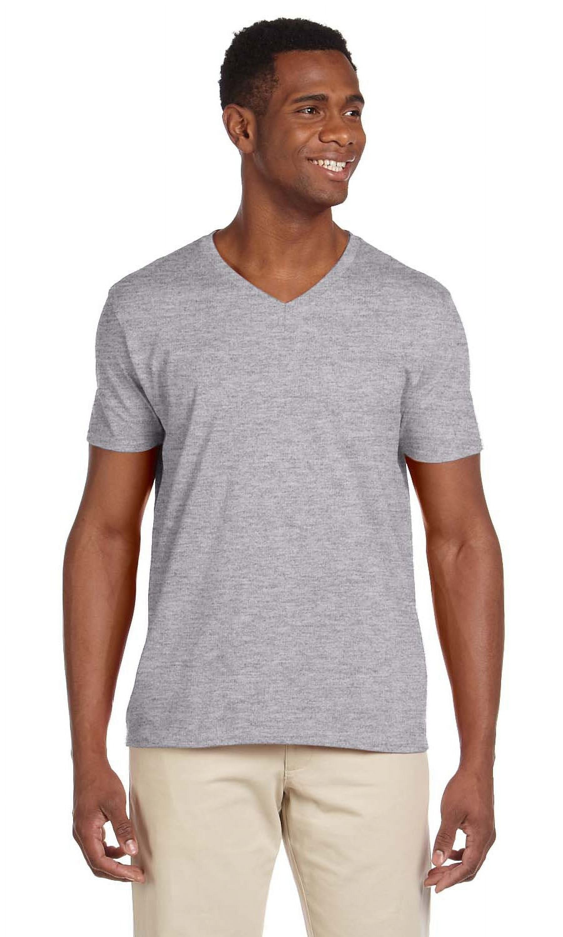 Gildan G64V Softstyle V-Neck T-Shirt - Walmart.com