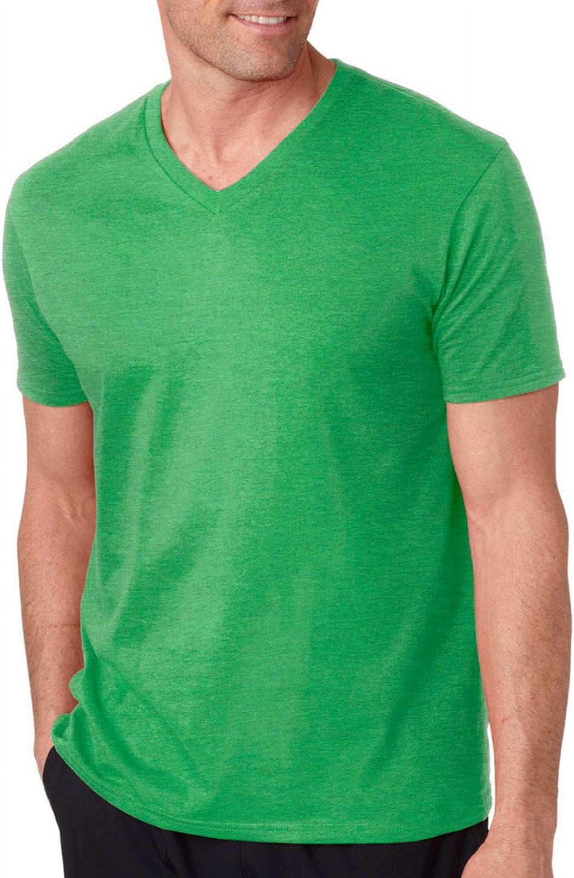 Gildan G64V00 Men's Softstyle V-Neck T-Shirt XX-Large Heather