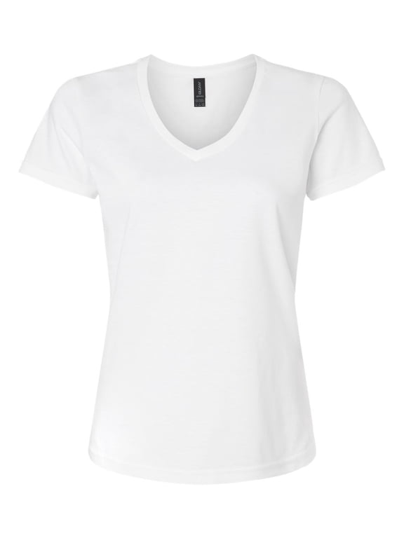 G64VL Ladies' SoftStyle 4.5 oz. Fitted V-Neck T-Shirt
