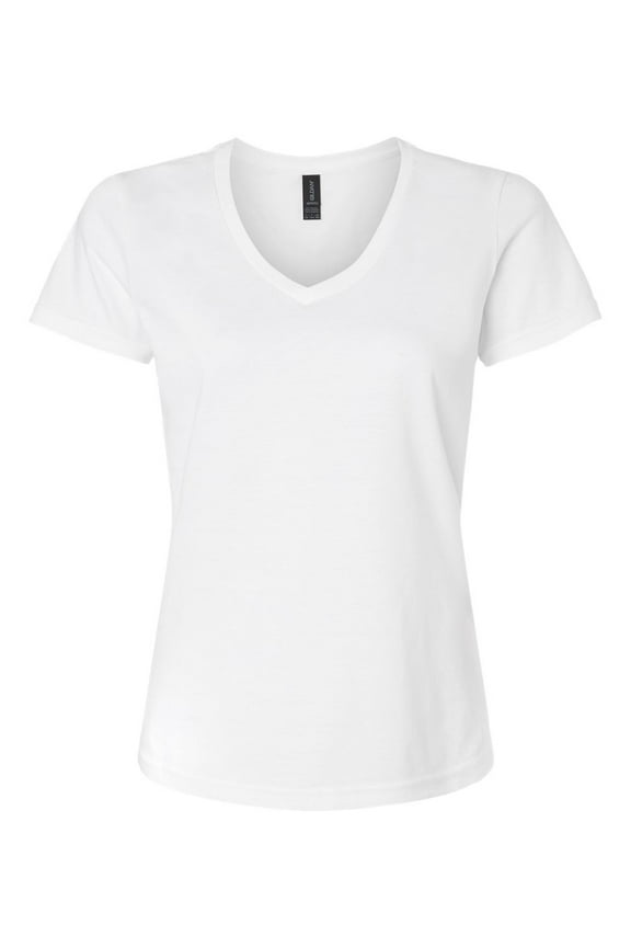 G64VL Ladies' SoftStyle 4.5 oz. Fitted V-Neck T-Shirt