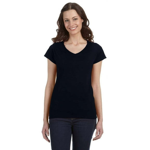 Gildan G64Vl Ladies' Softstyle Fitted V-Neck T-Shirt
