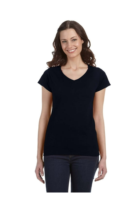 G64Vl Ladies' Softstyle Fitted V-Neck T-Shirt