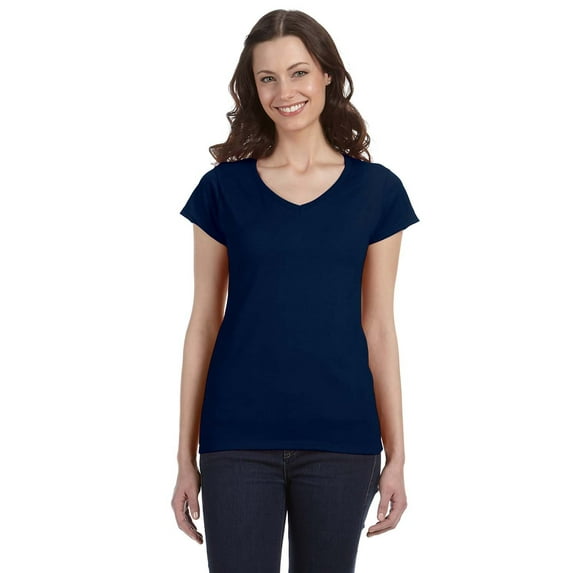Gildan G64Vl Ladies' Softstyle Fitted V-Neck T-Shirt