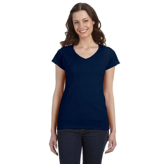 Gildan G64Vl Ladies' Softstyle Fitted V-Neck T-Shirt