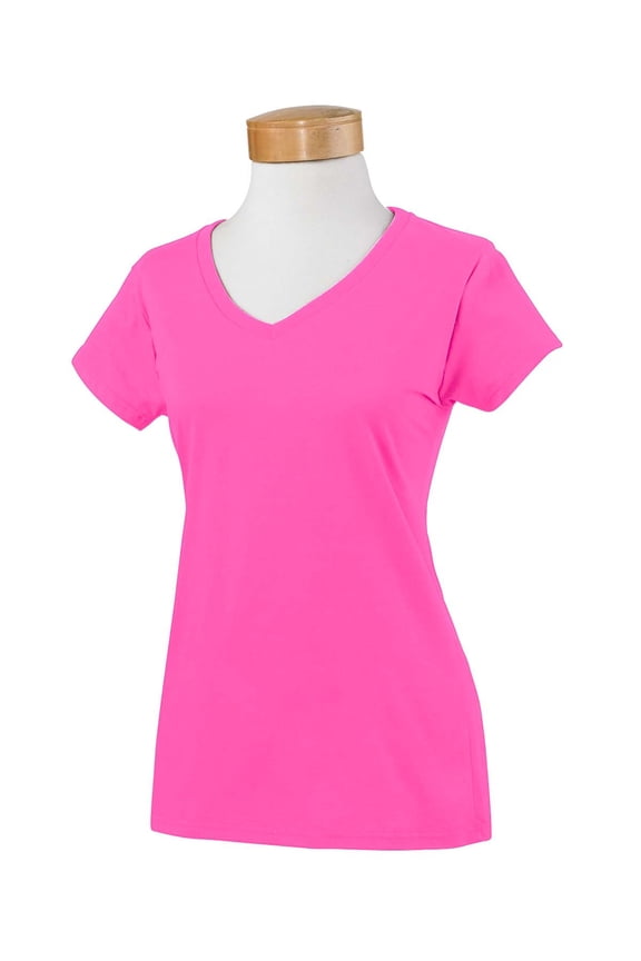 G64Vl Ladies' Softstyle Fitted V-Neck T-Shirt