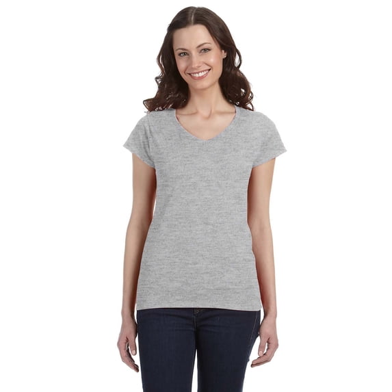 Gildan G64Vl Ladies' Softstyle Fitted V-Neck T-Shirt