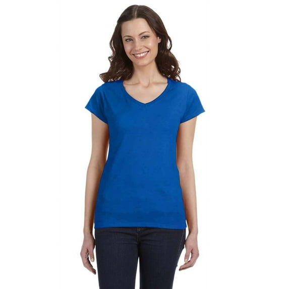Gildan G64Vl Ladies' Softstyle Fitted V-Neck T-Shirt