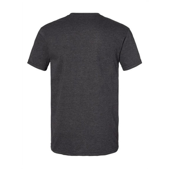 Gildan G670 Men's Softstyle CVC T-Shirt, PITCH BLACK MIST, XL, Pack Of 3, Mens T-Shirts