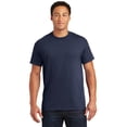 thumbnail image 1 of Gildan G800 Adult 50/50 T-Shirt, Navy, 4X, Pack Of 4, Tshirts for Women, 1 of 1