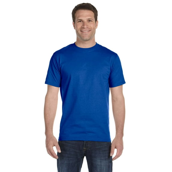 Gildan G800 Adult 50/50 T-Shirt, Royal, 3X, Pack Of 10, Mens Workout Shirts