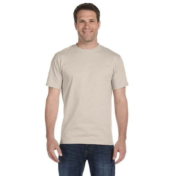 Gildan G800 Adult 50/50 T-Shirt, Sand, L, Pack Of 10, Mens Workout Shirts