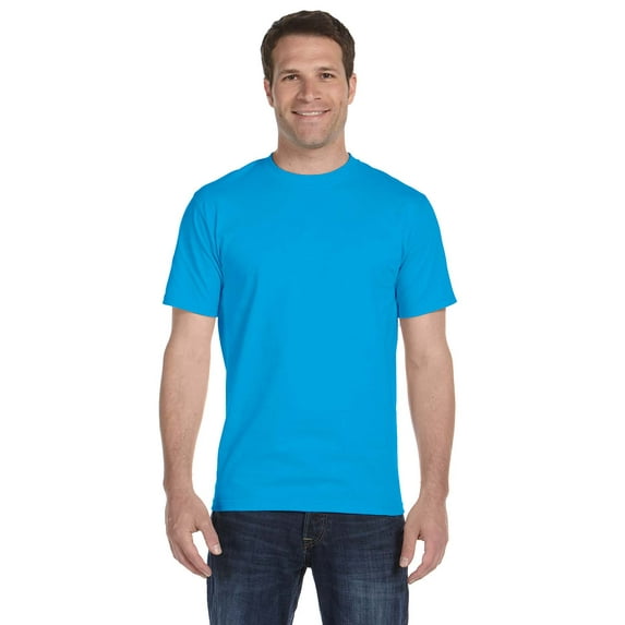 Gildan G800 Adult 50/50 T-Shirt, Sapphire, 2X, Pack Of 10, Big and Tall Workout Shirts