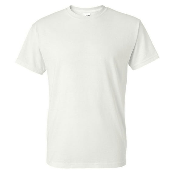 Gildan G800 Adult 50/50 T-Shirt, White, 2X, Pack Of 5, Mens Workout Shirts
