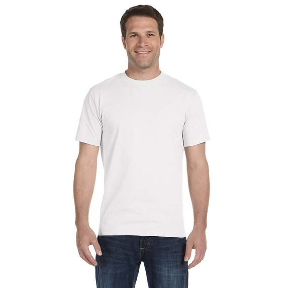 Gildan G800 Adult 50/50 T-Shirt, White, 5XL, Pack Of 2, Men's T-Shirt