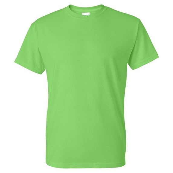 Gildan G8000 DryBlend Adult Short Sleeve T-Shirt -Lime-Large