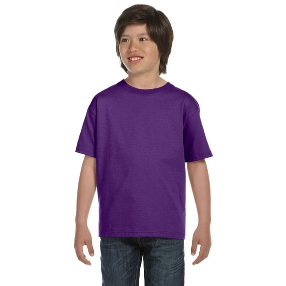 Gildan G800B Youth 5.6 Oz, 50/50 Ultra Blend T-Shirt, Pack Of 2