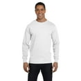 thumbnail image 1 of Gildan G840 Adult 50/50 Long-Sleeve T-Shirt, White, 3X, Pack Of 4, Mens T-Shirts, 1 of 1