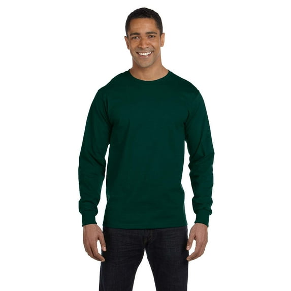 Gildan G840 Dryblend 50 Cotton/50 Poly Long Sleeve T-Shirt, Pack Of 2