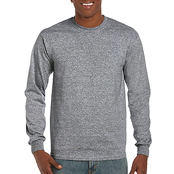 Gildan G840 Dryblend 50 Cotton/50 Poly Long Sleeve T-Shirt, Pack Of 2