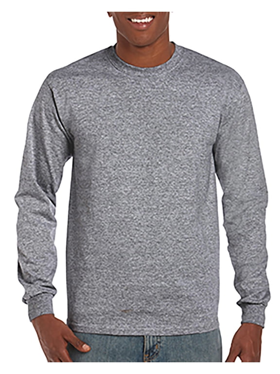 G840 Dryblend 50 Cotton/50 Poly Long Sleeve T-Shirt, Pack Of 2