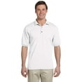 thumbnail image 1 of Gildan G880 DryBlend 6-Ounce Jersey Knit Sport Shirt, White, S, Pack 12, Mens Polo Shirts, 1 of 1