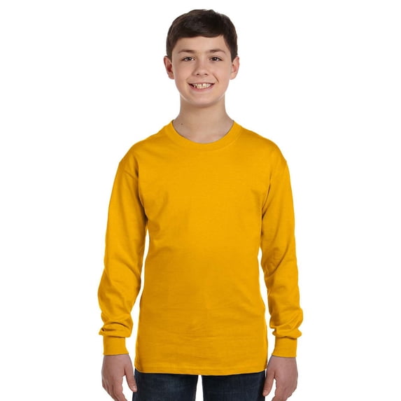 Gildan Gd 5400B Yth 5.3 Oz Hvy Ctn Ls