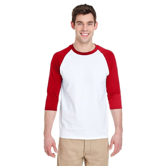 Gildan Gd 5700 Hvy Cttn 3/4 Slve Rgln