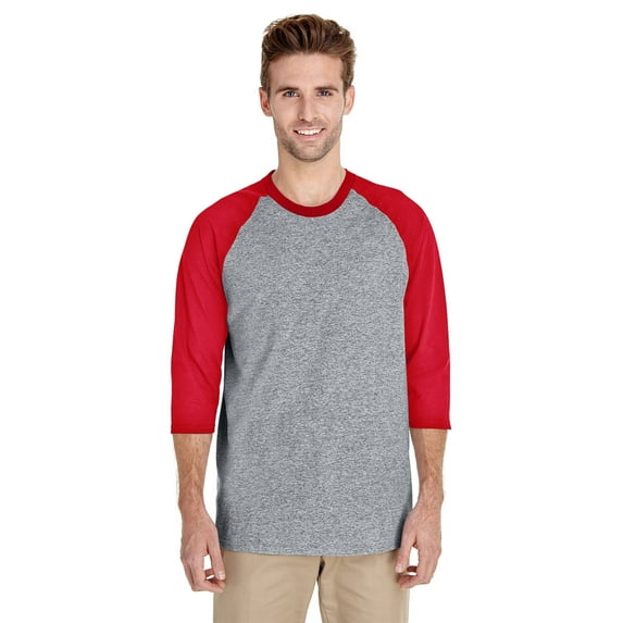 Gildan Gd 5700 Hvy Cttn 3/4 Slve Rgln