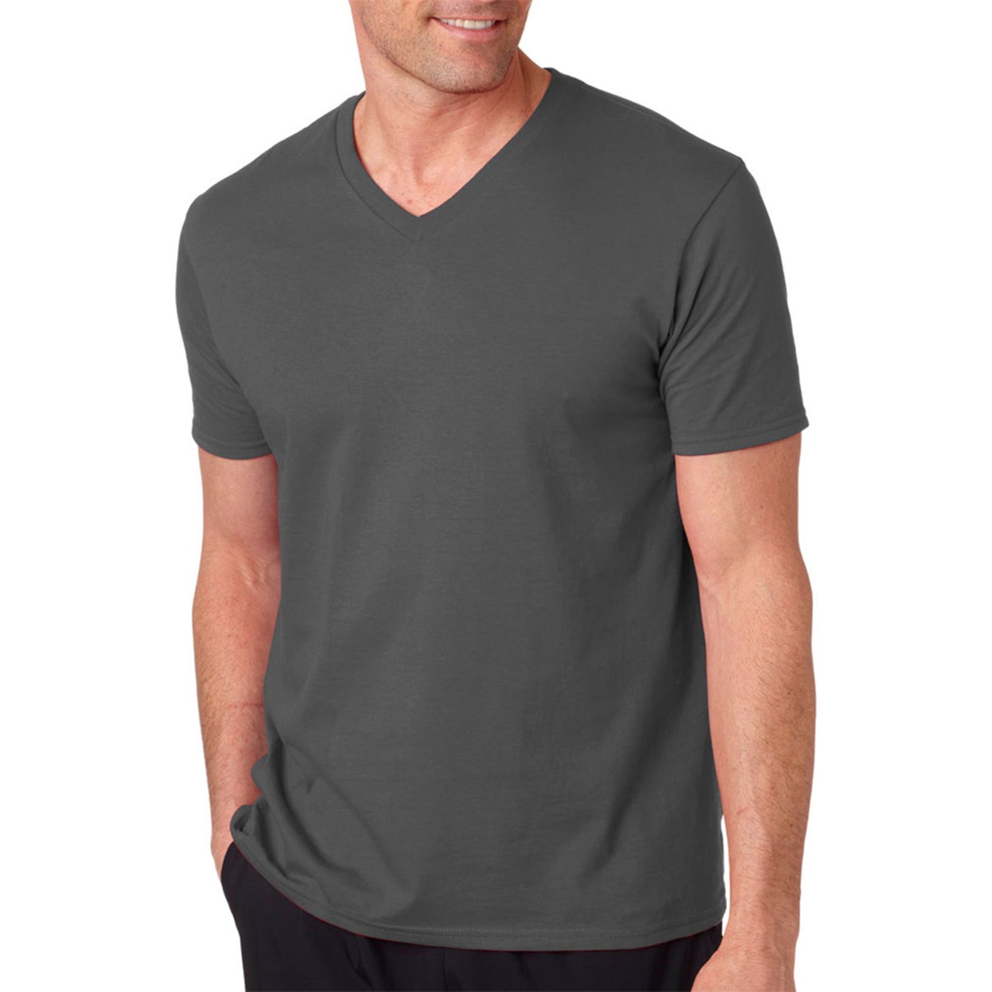 Gildan Gd 64V00 Softstyle Vee Neck - Walmart.com