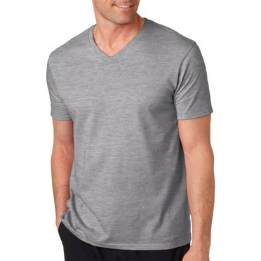 Gildan Men's Softstyle Fitted V-Neck Short Sleeve T-Shirt - Walmart.com