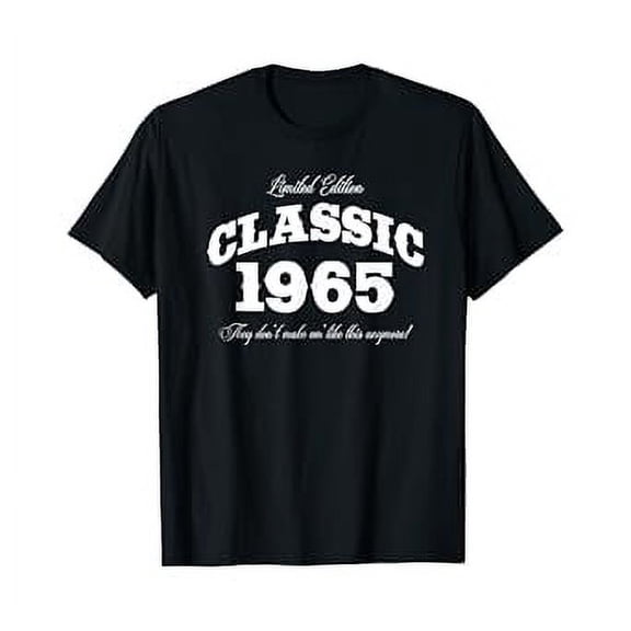 Gildan Gift For 55 Year Old: Vintage Birthday Gifts Classic Car 1965 55Th Birthday Hot Trending T-Shirt Unisex S To 5Xl