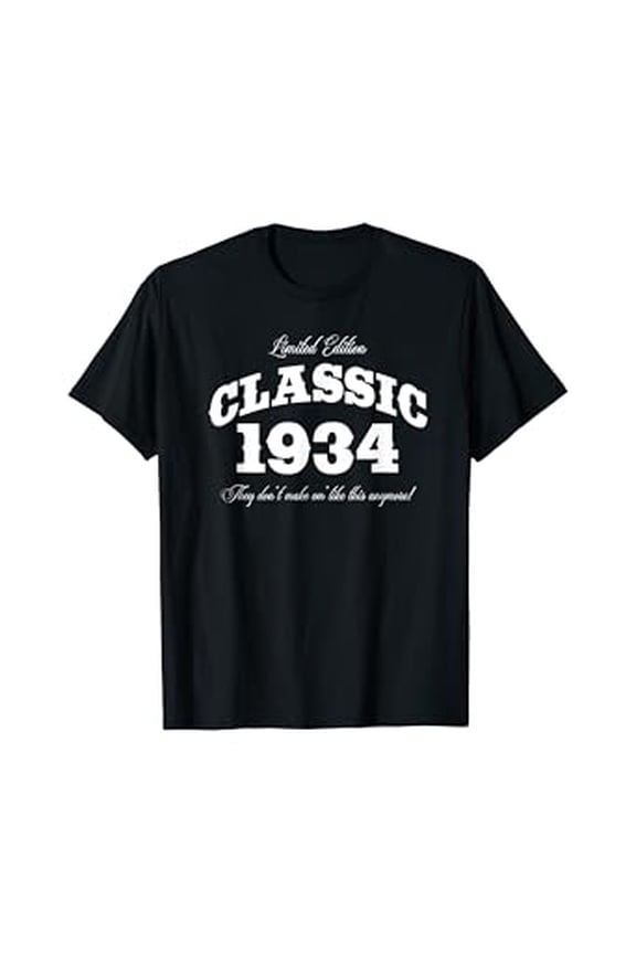 Gift For 86 Year Old: Vintage Birthday Gifts Classic Car 1934 86Th Birthday Hot Trending T-Shirt Unisex S To 5Xl