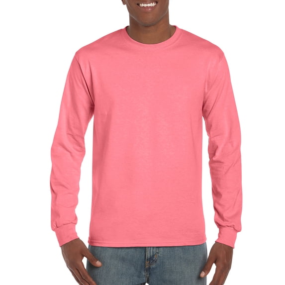 Gildan Men Crewneck Long Sleeve athletic shirts