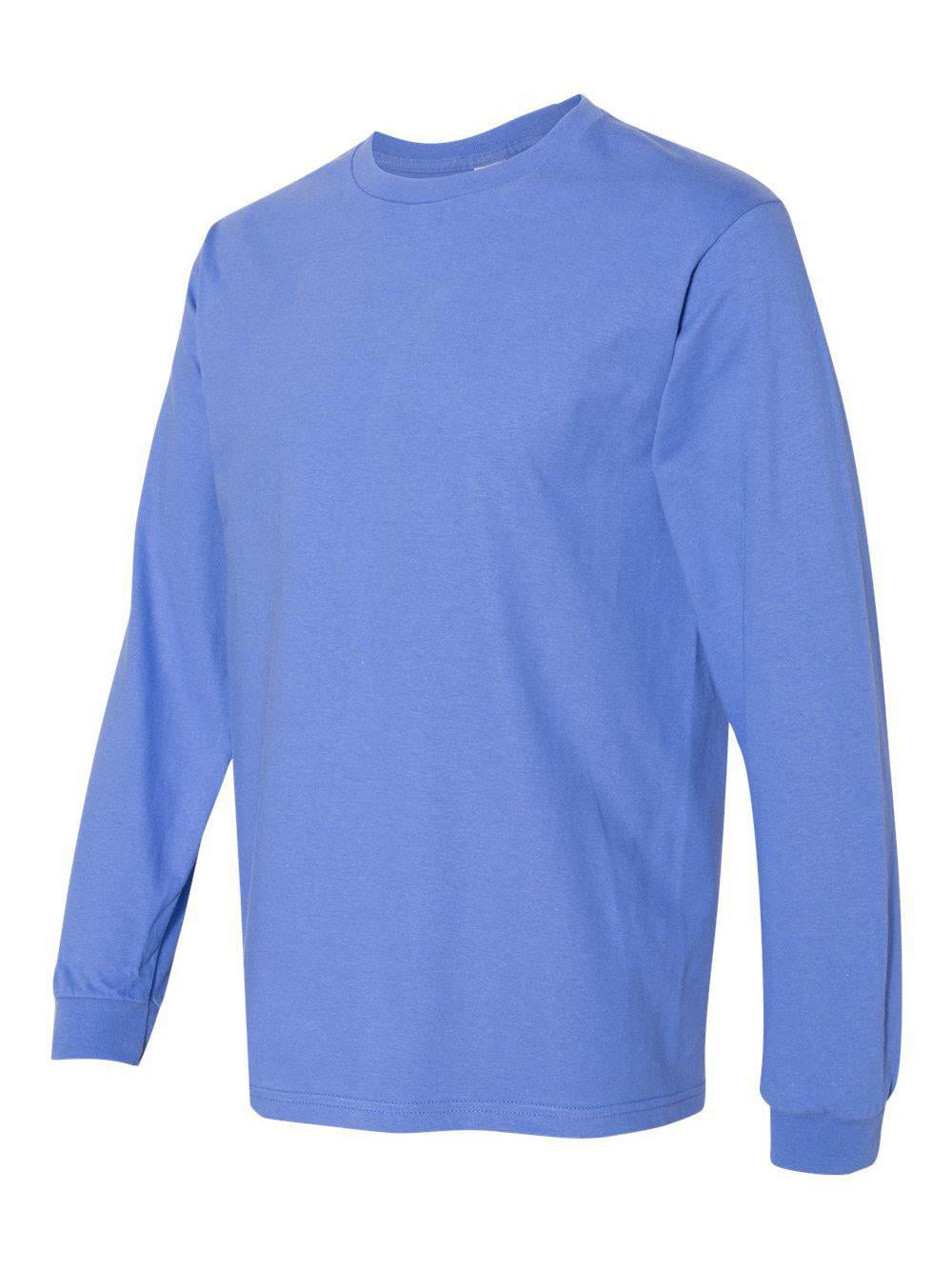 Gildan Mens Hammer Long Sleeve T-Shirt , S, Lagoon Blue