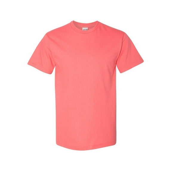Gildan - Hammerâ„¢ T-Shirt - H000 - 5 Pack - Multi-Pack - Coral Silk - Size: XL