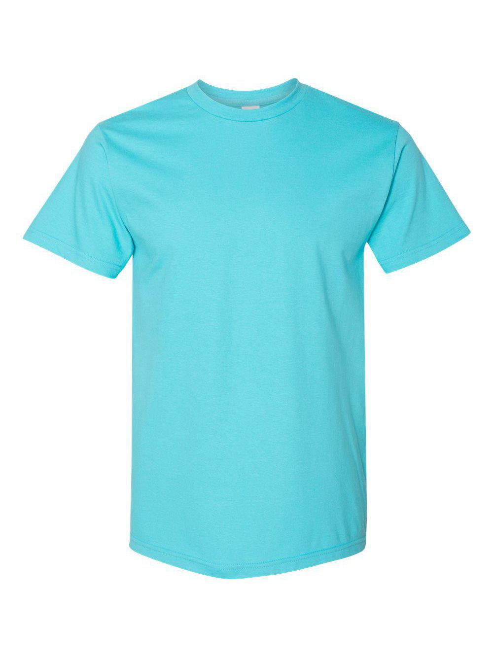 Gildan Hammer T-Shirt 3XL - 100% Combed Cotton Heavyweight Tee In Lagoon Blue - View #3