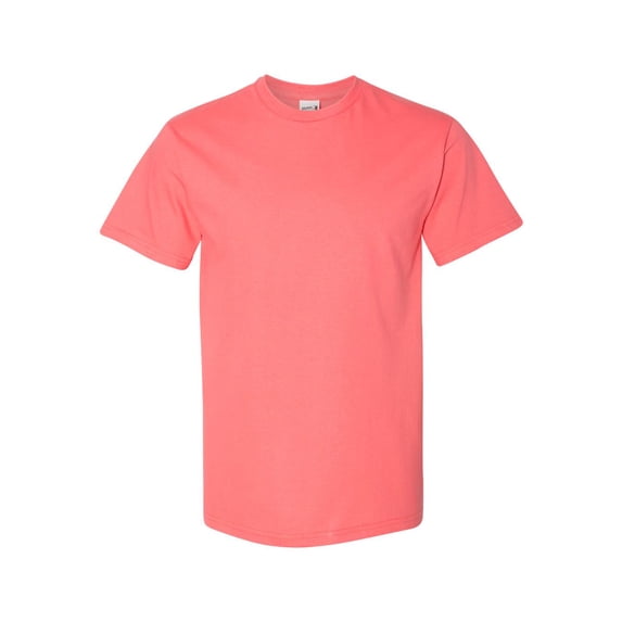 Gildan - Hammer T-Shirt - H000, CORAL SILK, S, Pack Of 5, Mens T-Shirts