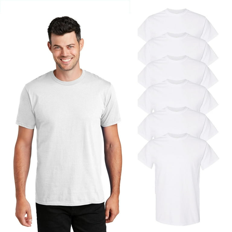 Thick white t shirt mens 2025