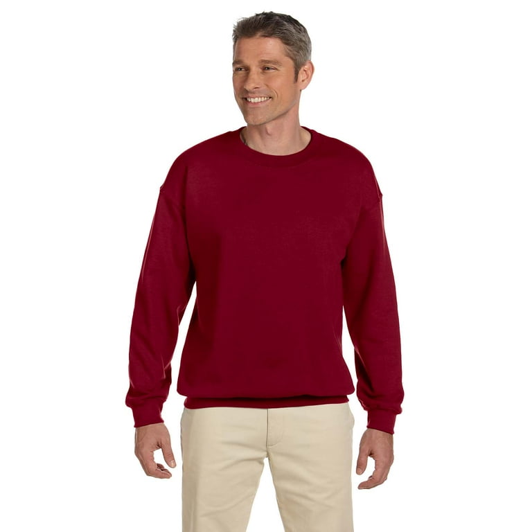 Gildan Heavy Blend Adult Crewneck Sweatshirt G180 Garnet X Large Walmart