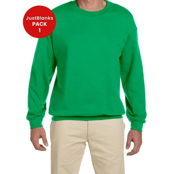 JustBlanks Heavy Blend Adult Crewneck Sweatshirt Long Sleeve