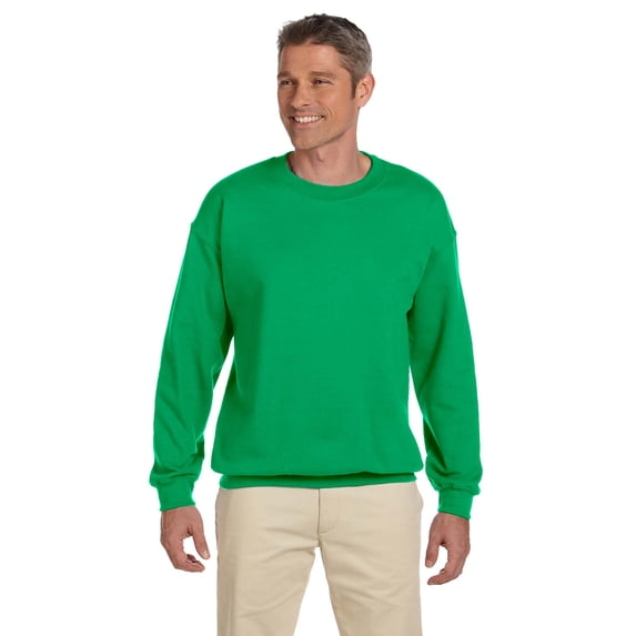 JustBlanks Heavy Blend Adult 8 oz 50 50 Fleece Crew Pill Resistant Air Jet Yarn Made