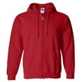 thumbnail image 1 of Gildan Heavy Blend  Adult Full Zip Hooded Sweatshirt Top, 1 of 5