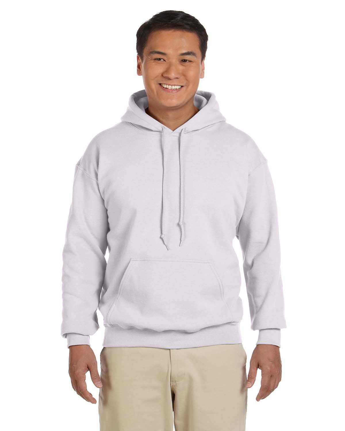 Gildan Heavy Blend Adult Hooded Sweatshirt , G185 , Ash , Small