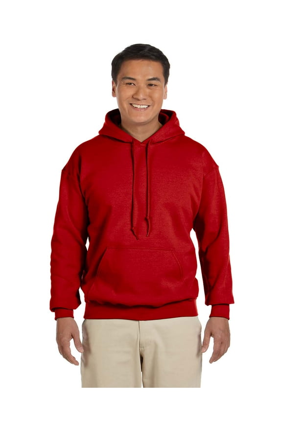 Heavy Blend Adult Hooded Sweatshirt , G185 , Red , XXXXX-Large