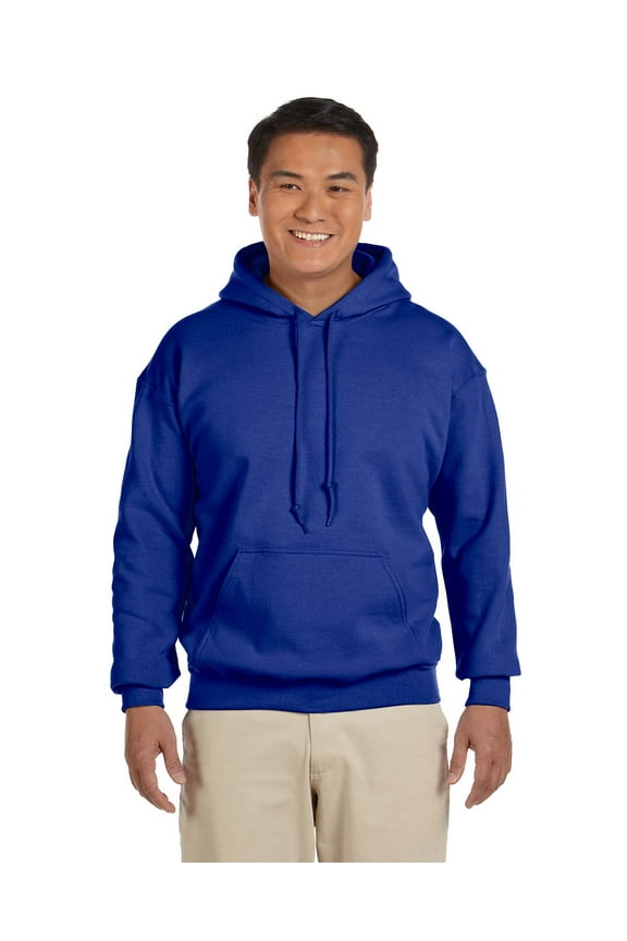 Heavy Blend Adult Hooded Sweatshirt , G185 , Royal , X-Large
